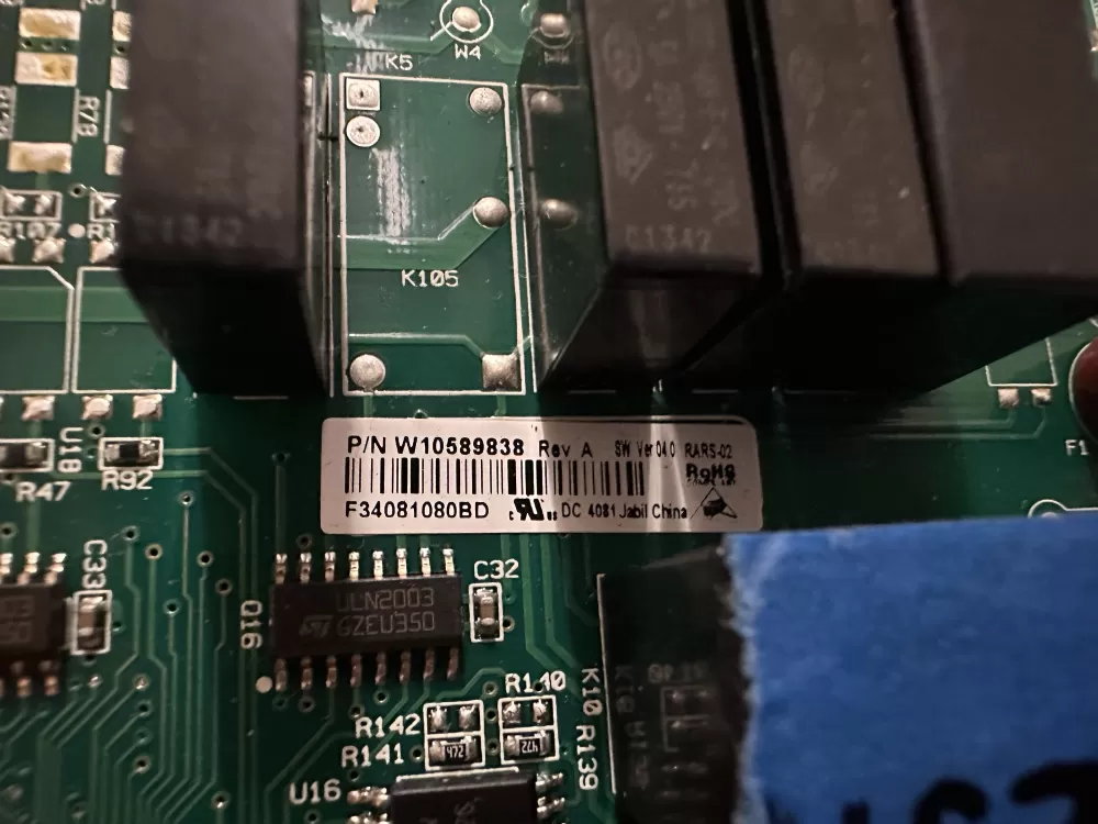 Whirlpool Maytag W10589838 WPW10589838 Refrigerator Control AZ138979 | KC353