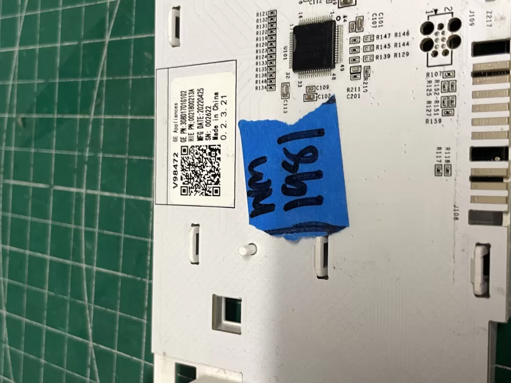 GE 308D1701G102 Washer Control Board UI Panel AZ210355 | Wm1981