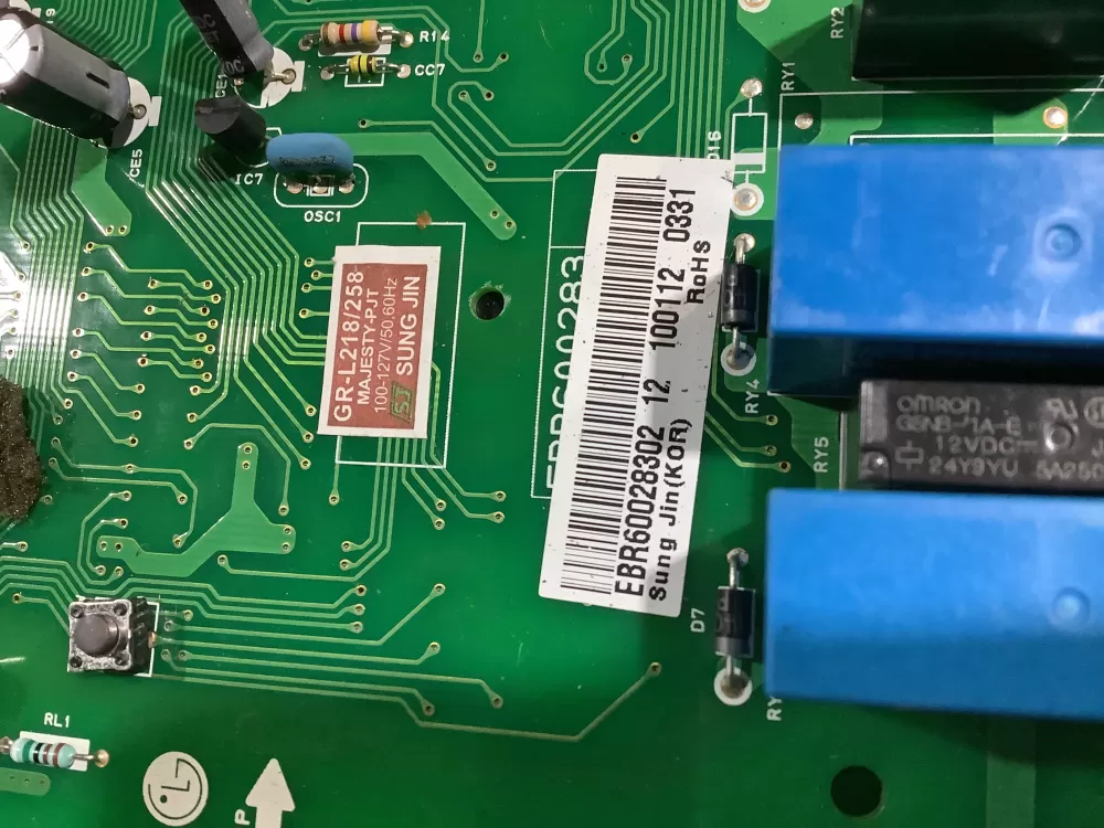 LG Refrigerator EBR60028302 Main control Board AZ150758 | NR1888