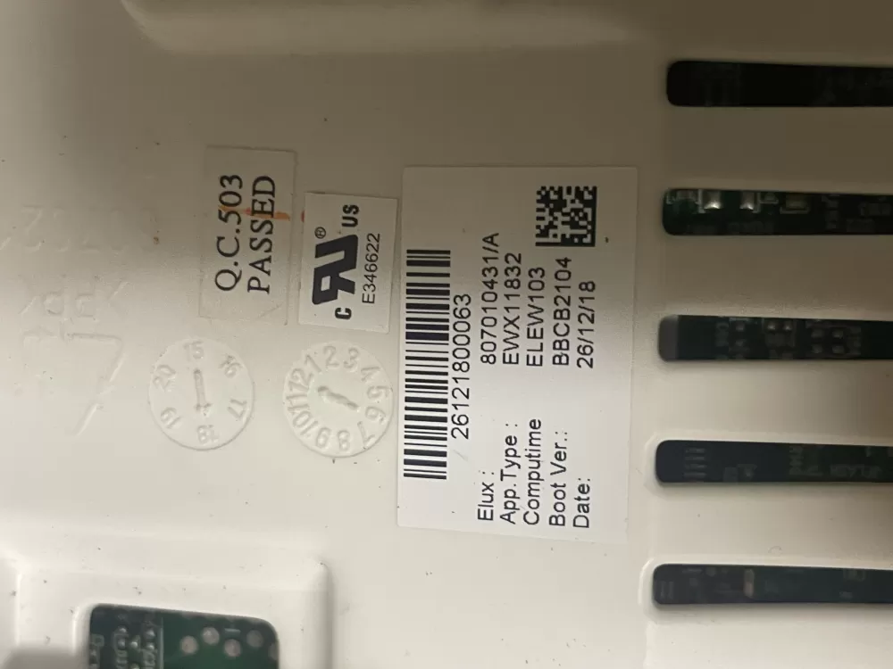 Electrolux 807010431 Washer Control Board Main AZ51870 | Wm1909