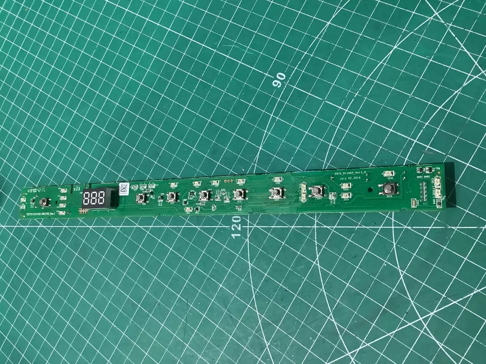 GE 265D1468G403  WD21X31902  WD21X22175  Dishwasher User Interface Control Board