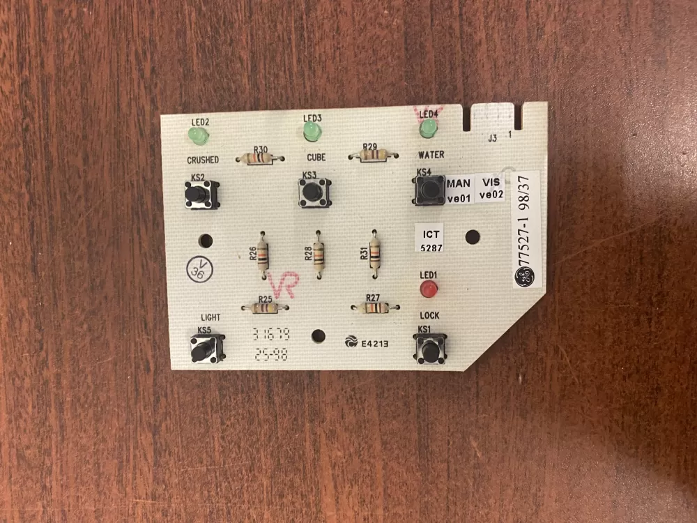 Whirlpool  Maytag  Jenn Air  Admiral WP61003421  AP6009993  61003421  665292  77527-1  PS11743168 Refrigerator Dispenser Control Board