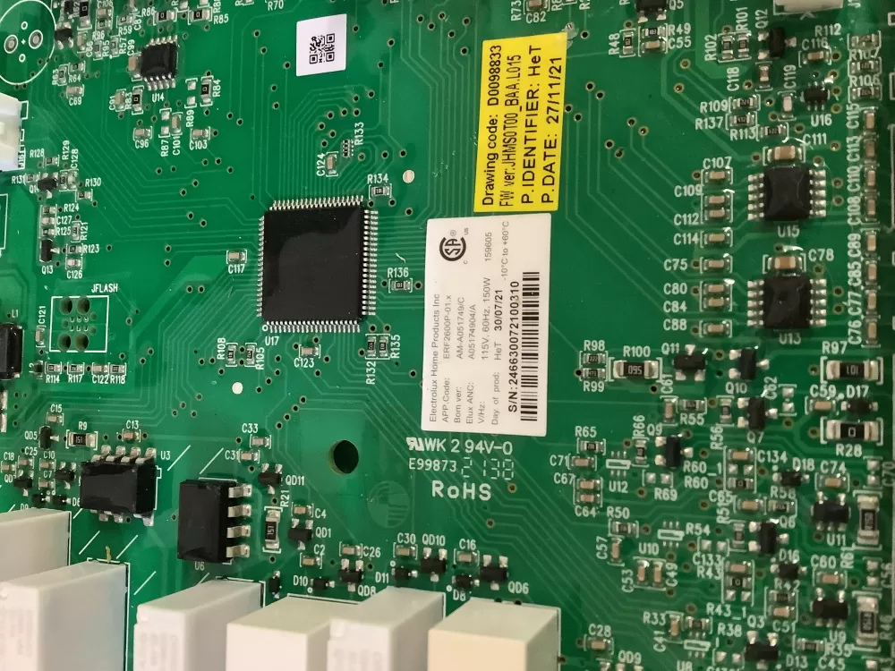 Frigidaire ERF2600P-01 A05174904 Refrigerator Control Board AZ185429 | NR2720