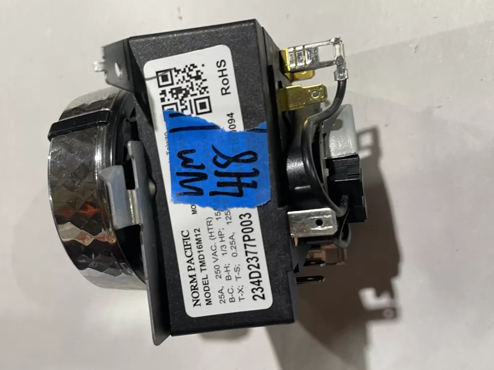 Whirlpool Dryer Timer 234D2377P033 AZ185553 | Wm418