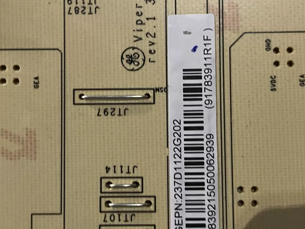 GE 237D1395G202 237D1122G202 237D1060G203 Washer Control Board AZ27927 | WMV340