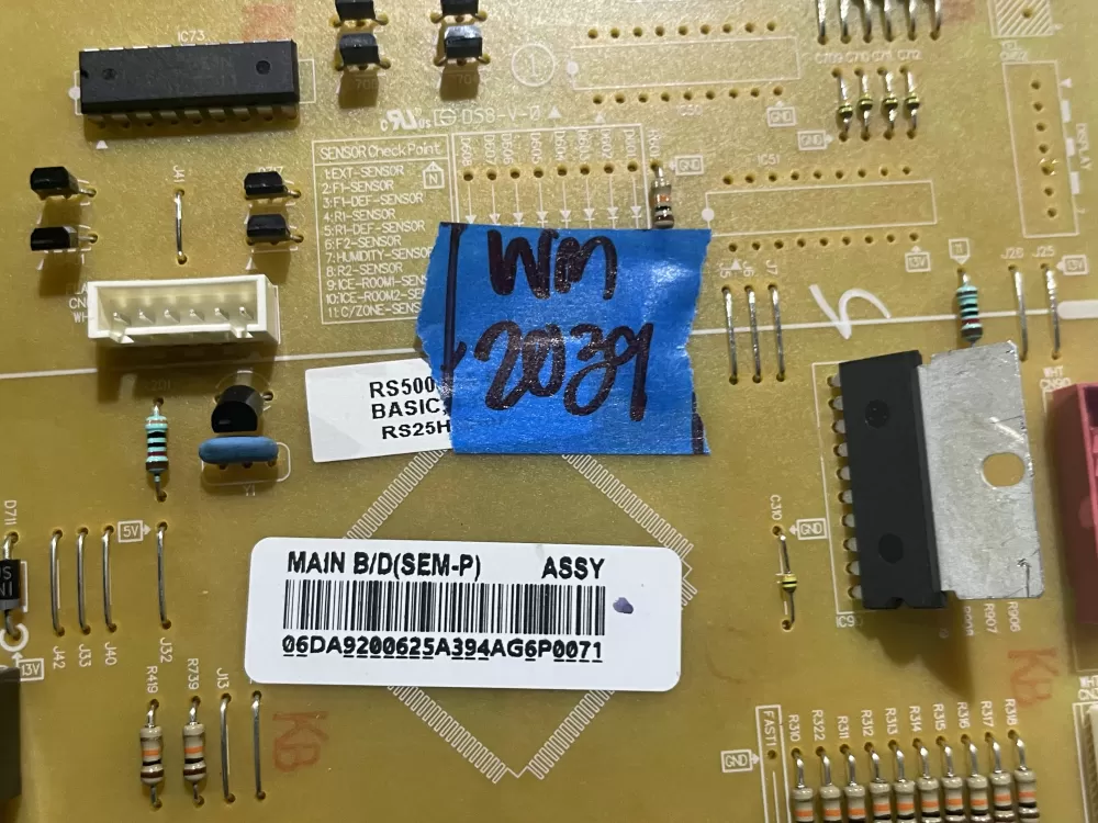 Samsung DA92 00625A DA41 00806A Refrigerator Control Board AZ151130 | Wm2039