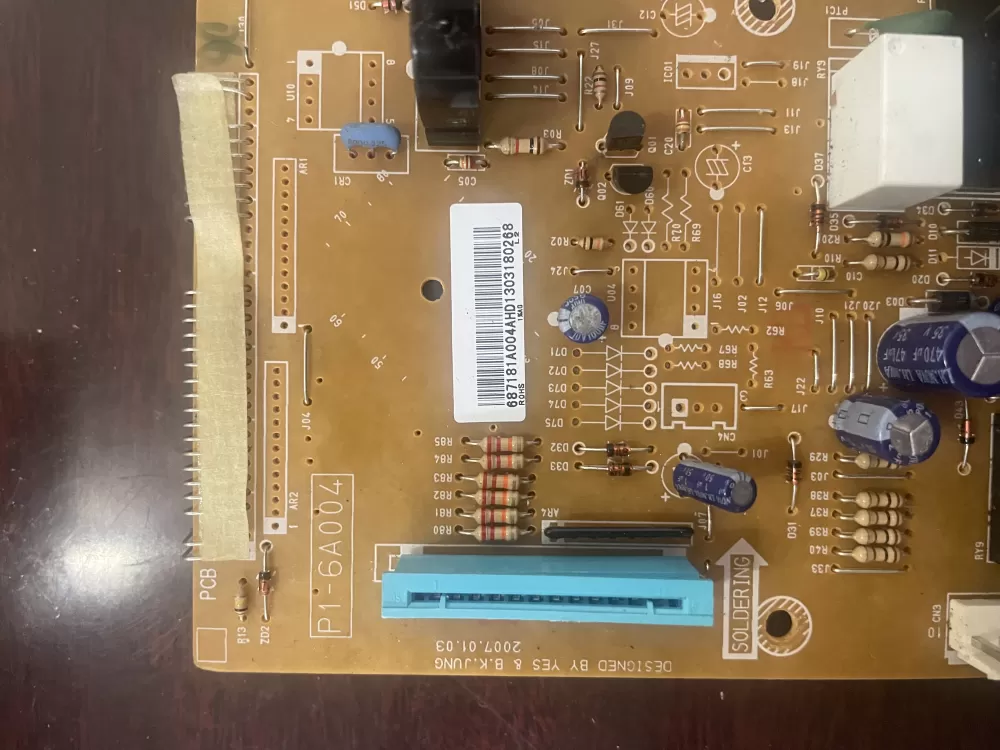 LG 687181A004A P1 6A004 Microwave Control Board 687181a004 AZ39708 | KM326