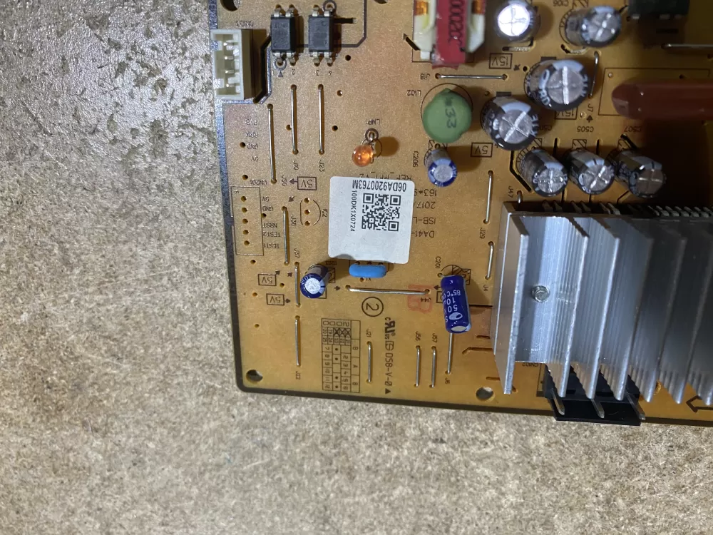 Samsung DA92 00763M Refrigerator Control Board Inverter AZ68774 | BK2020