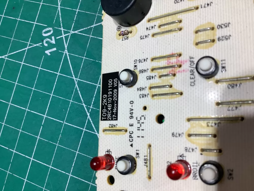 GE 2RC4B10191100 T09 2K9 Range Oven Control Board AZ183643 | AR2708