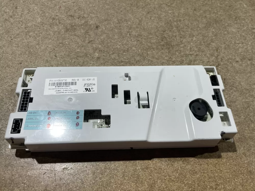 Whirlpool W10808730 Refrigerator Control Board Dispenser AZ75944 | Wm1760