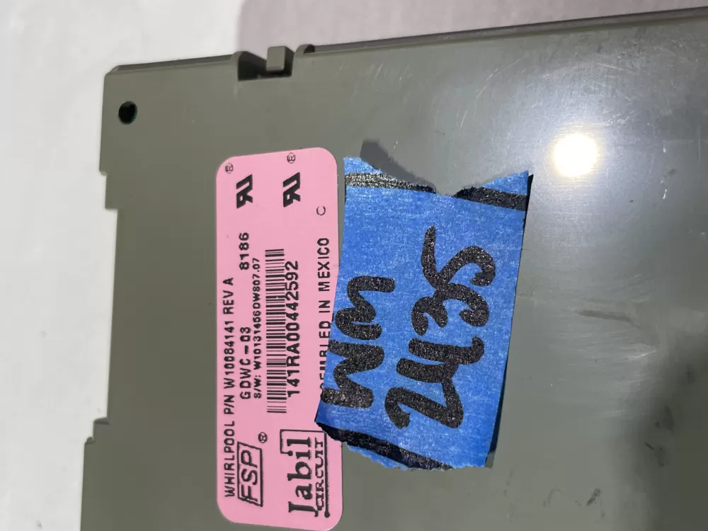 Kenmore KitchenAid W10084141 Dishwasher Control Board AZ145752 | Wm2435