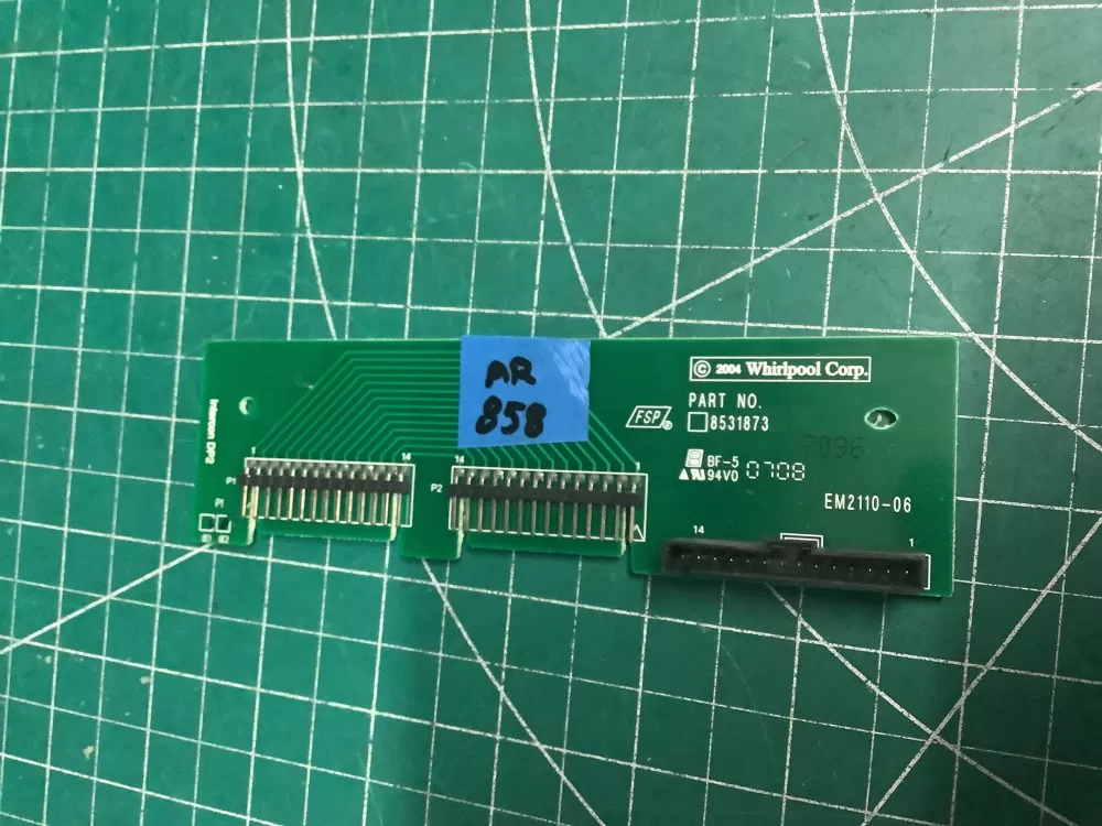 KitchenAid 8531873 Dishwasher Control Board Interconnect AZ208230 | AR858