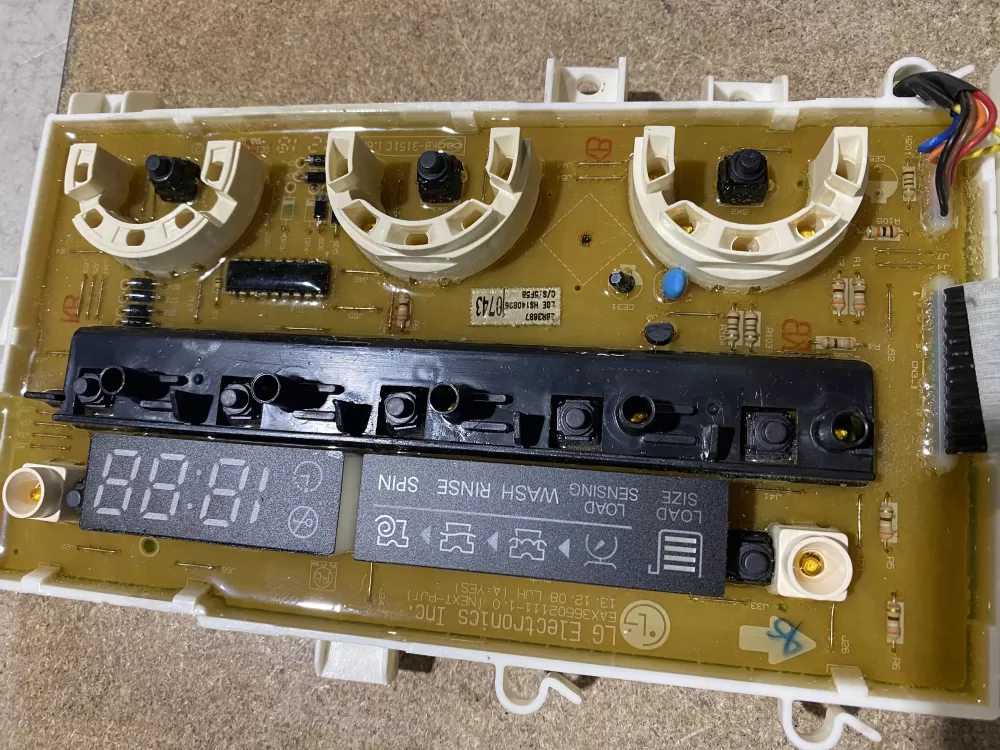 LG EBR36870743 Washer Control Board AZ69603 | BKV604