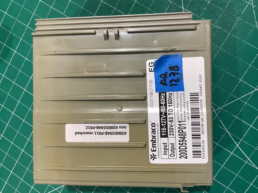 GE 200D5948P011 Refrigerator Display UI Control Board AZ227686 | AR1278