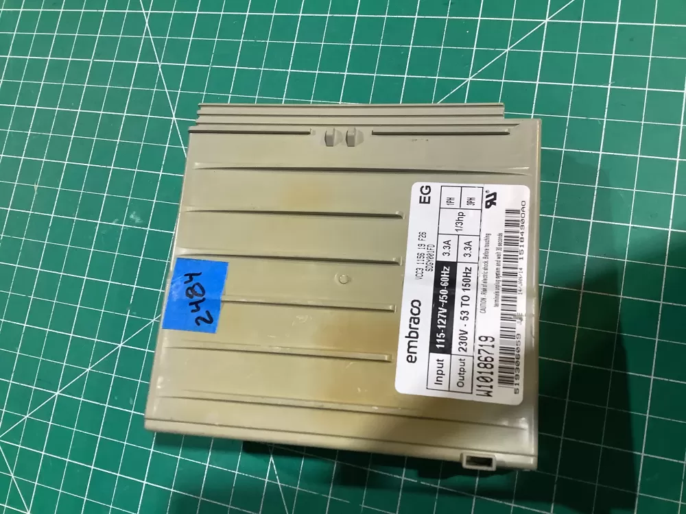 Whirlpool W1089391 Refrigerator Compressor Inverter Control AZ148040 | NR2484