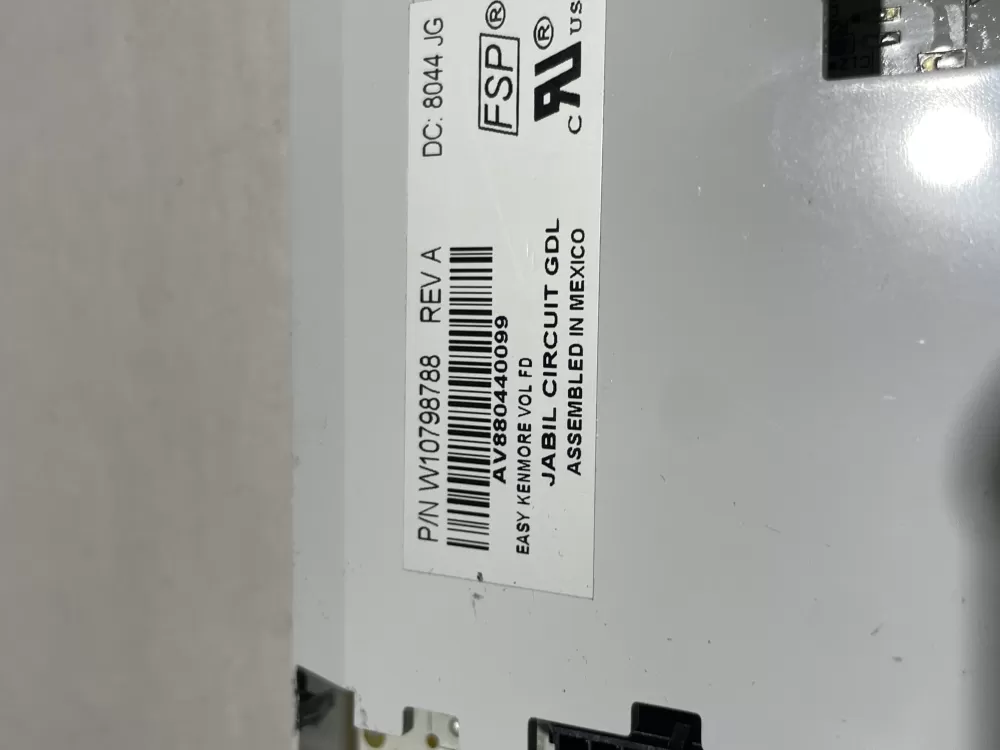 Whirlpool W10822644 Refrigerator Control Board Dispenser AZ135325 | Wm1292