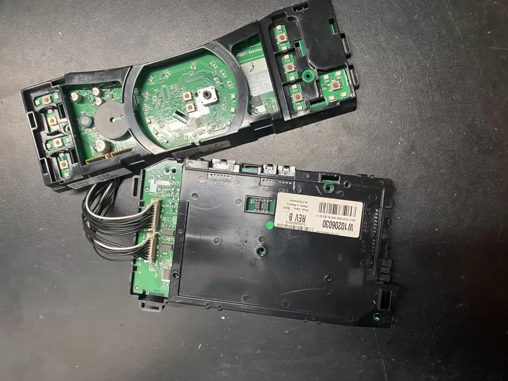 Whirlpool W10206030 AP4568396 Dryer Interface Control Board AZ24447 | BKV11
