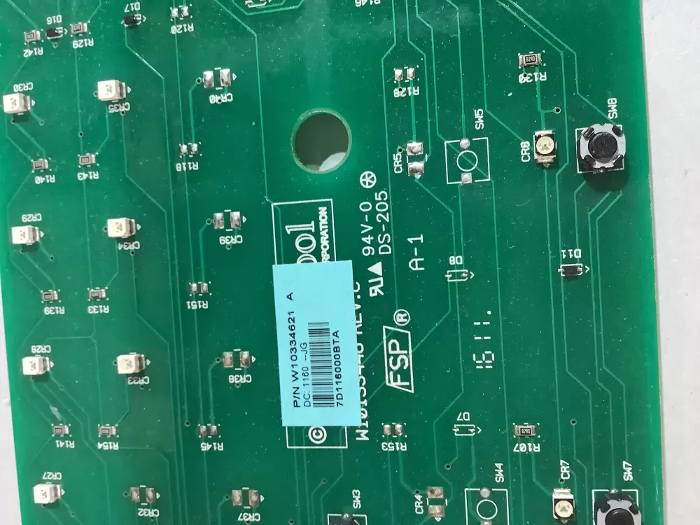 Whirlpool Maytag Kenmore W10334621 Dryer Control Board AZ183708 | ZC2707