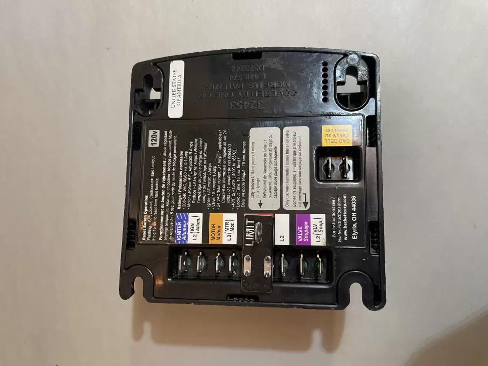 Beckett GeniSys 7505 Advanced Oil Burner Control 7505B-1500 AZ192807 | KM2299