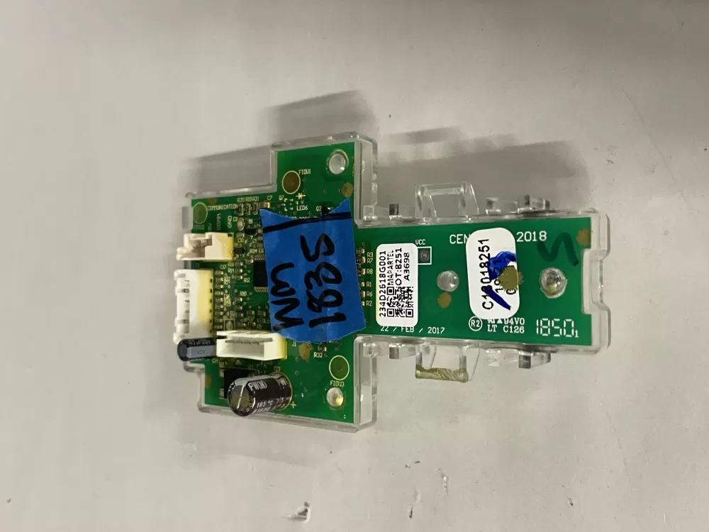 GE 234D2618G001 WE04X27284 Dryer Control Board AZ227351 | Wm1835
