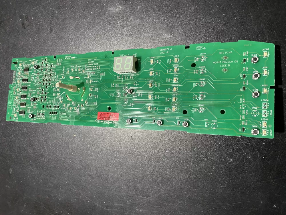 Whirlpool  Kenmore W10218314 Dryer Control Board