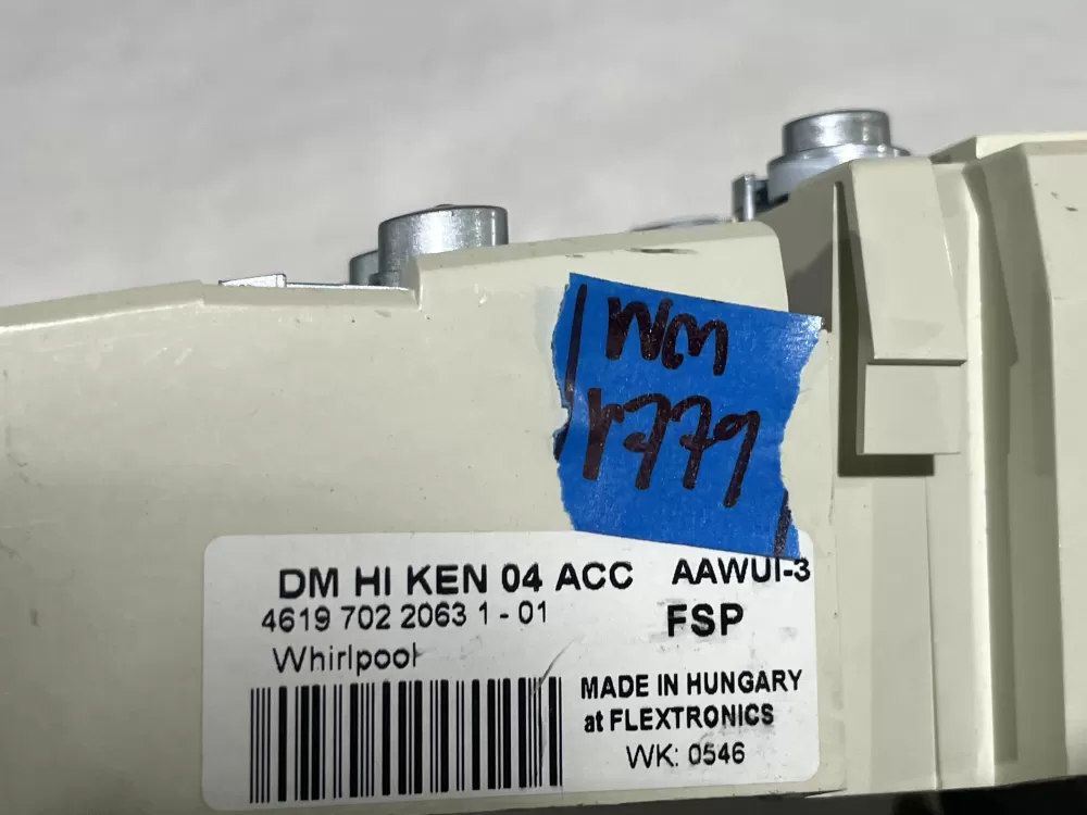 Whirlpool Washer 461970220631 Control Board AZ151010 | Wmv779