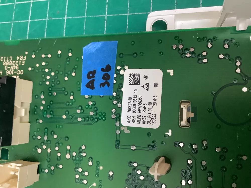 BOSH 766627-10 EPW66350 9000910812 WASHER CONTROL BOARD AZ226026 | AR306