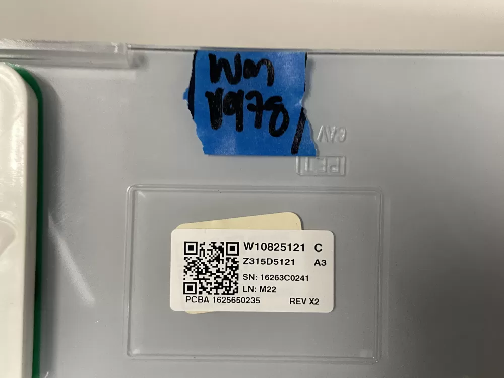 Whirlpool Maytag W10783693 W10825121 Dryer Control Board Panel AZ225225 | Wmv978