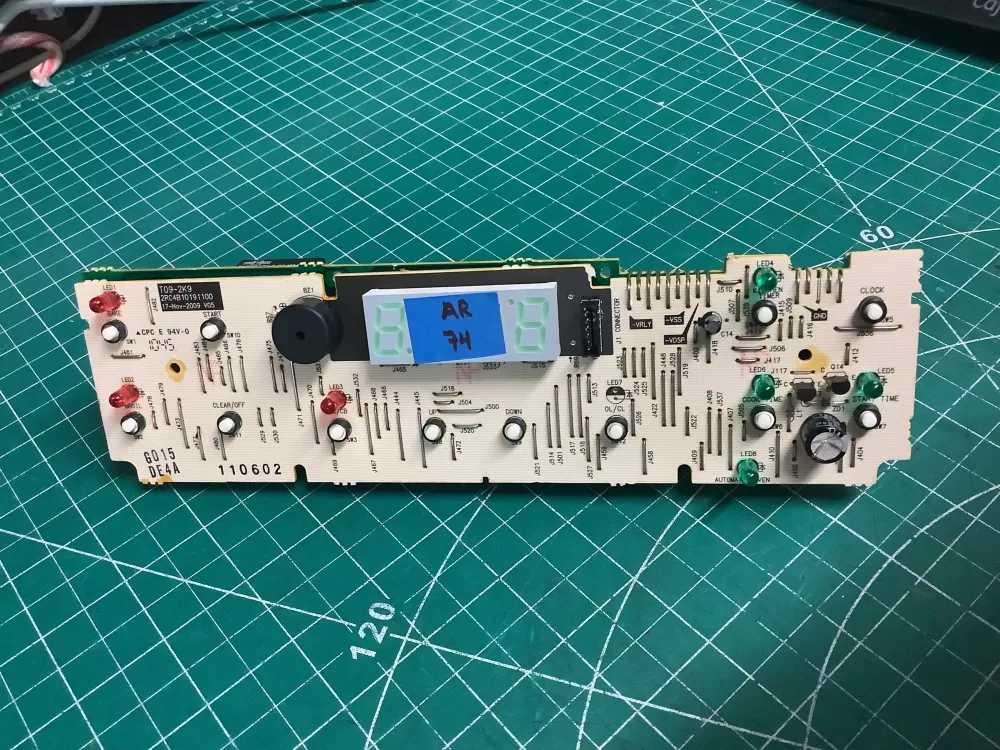 GE 2RC4B10191100 T09 2K9 Range Oven Control Board AZ204710 | AR74