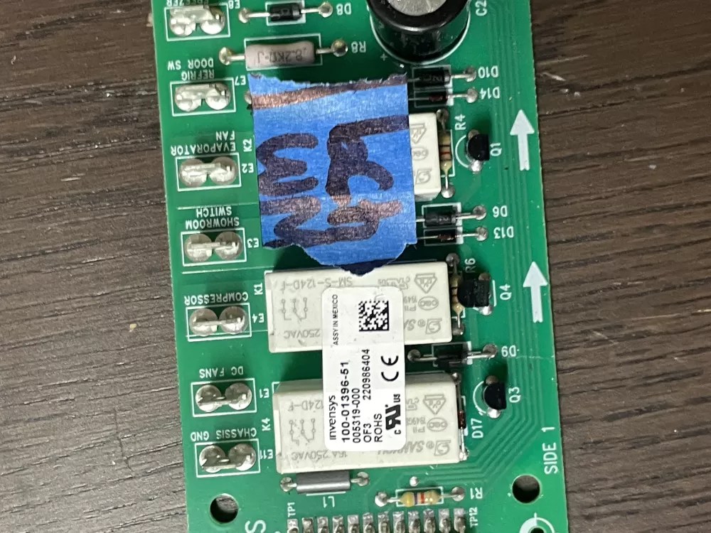 Viking 100-01396-51 Refrigerator Control Board AZ37250 | Wm459