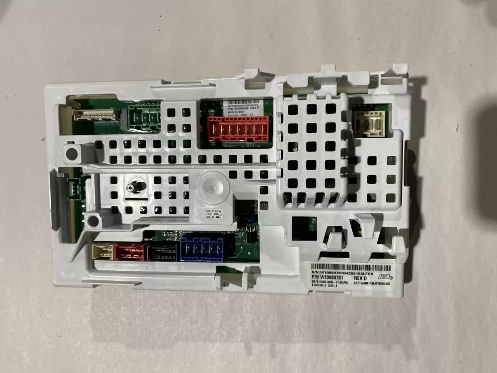 Whirlpool  KitchenAid  Roper  Estate AP5951795 W10683781 PS10057020 W10683781 M Washer Control Board