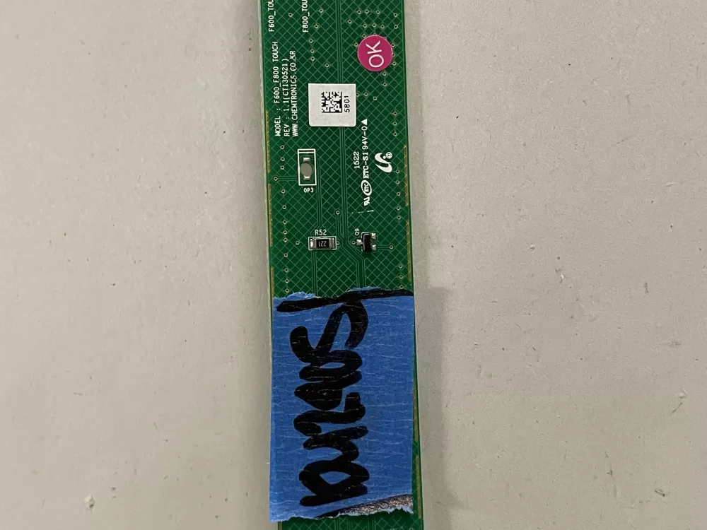 Samsung DD92-00037B Dishwasher User Interface  AZ142938 | KM2405