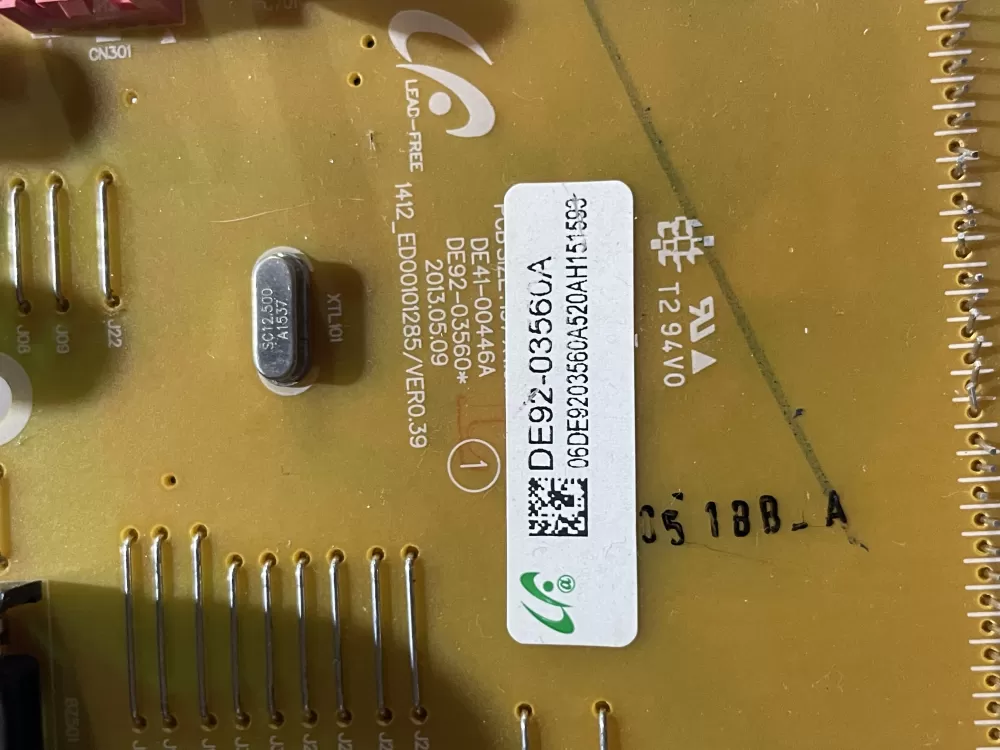 Samsung DE92-03560A Microwave Control Board AZ187297 | Wm2037