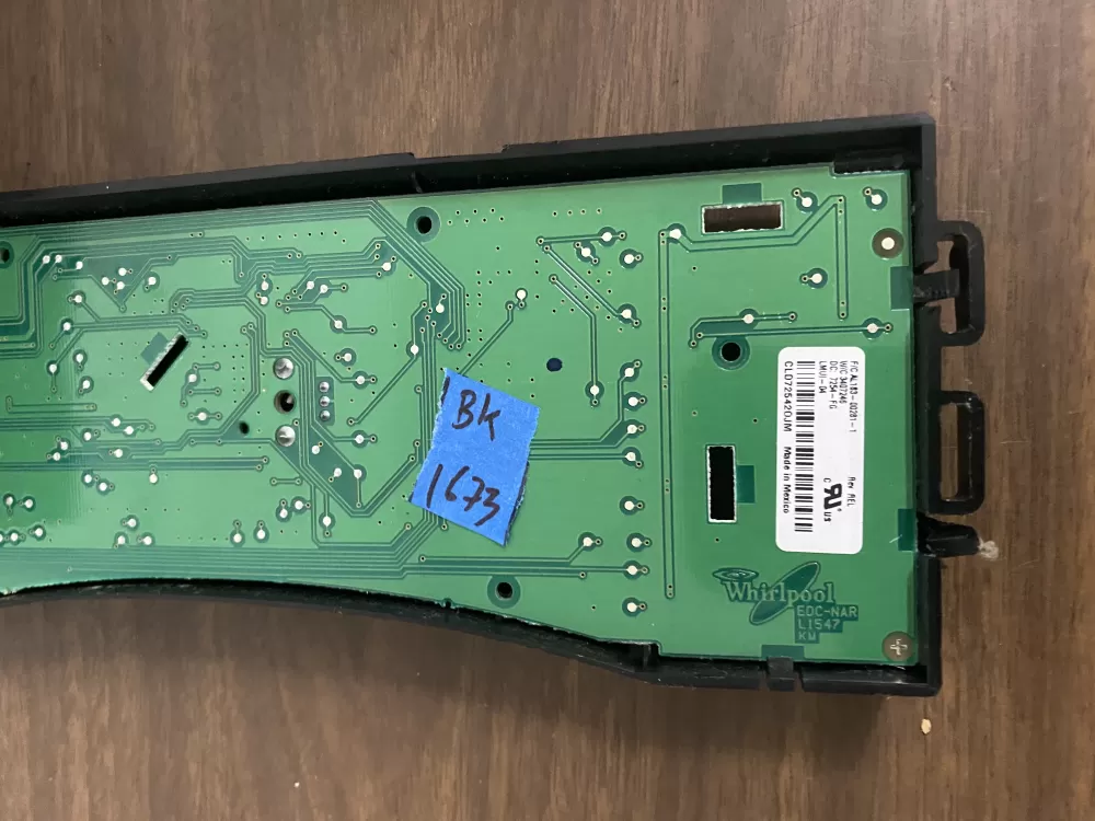 Kenmore W10048200 Dryer Control Board AZ31566 | BK1673
