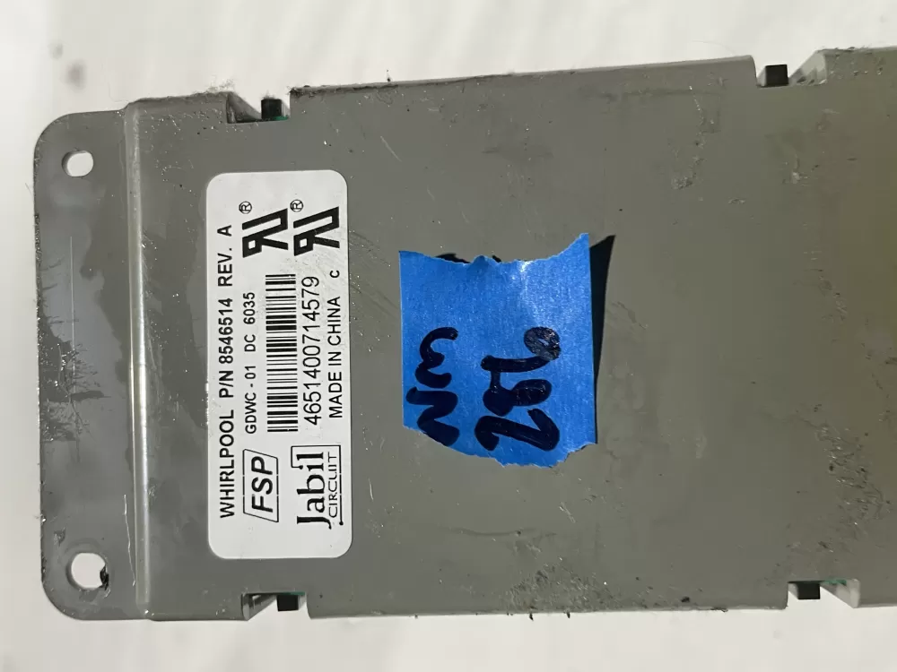 Whirlpool Kenmore 8546514 Dishwasher Control Board W10039780 AZ123629 | Wm286