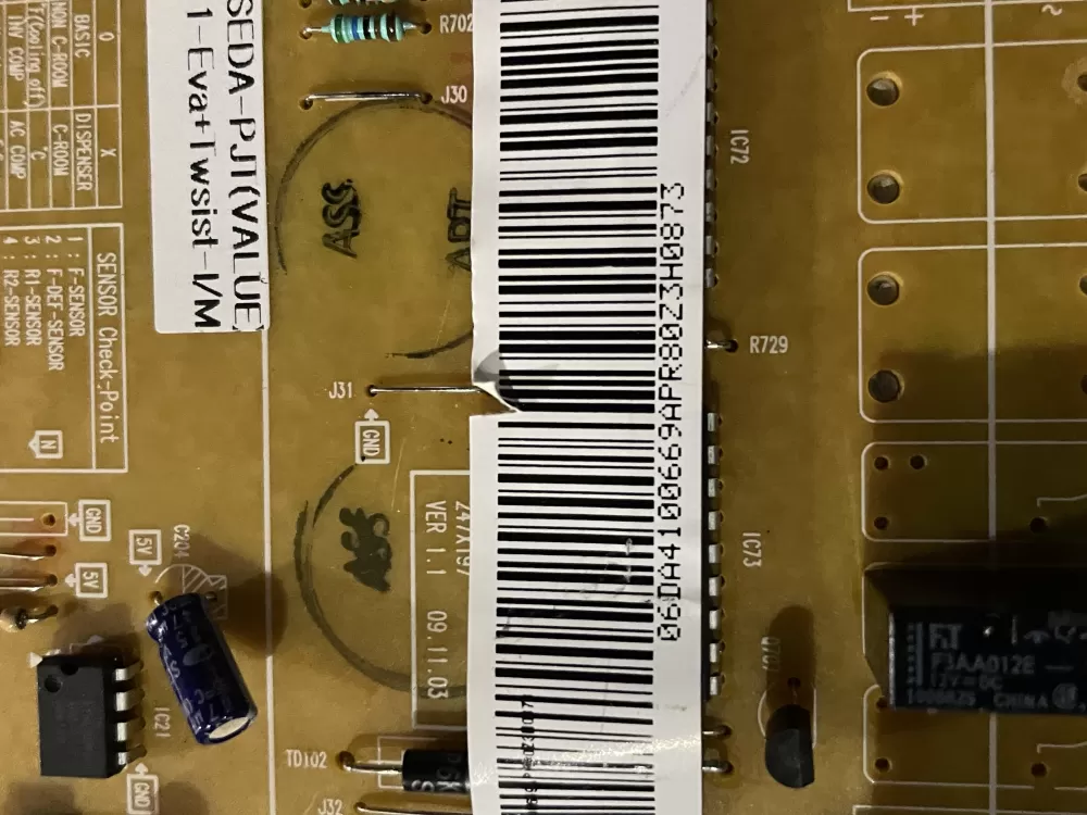 Samsung AP4909012 DA92-00055A Refrigerator Control Board AZ35031 | Wm397