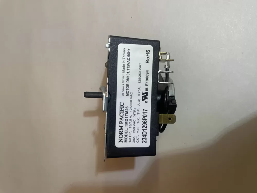 Kenmore  General Electric WE4M521 WE04X22654 PS11721520 234D1296P017 Dryer Timer