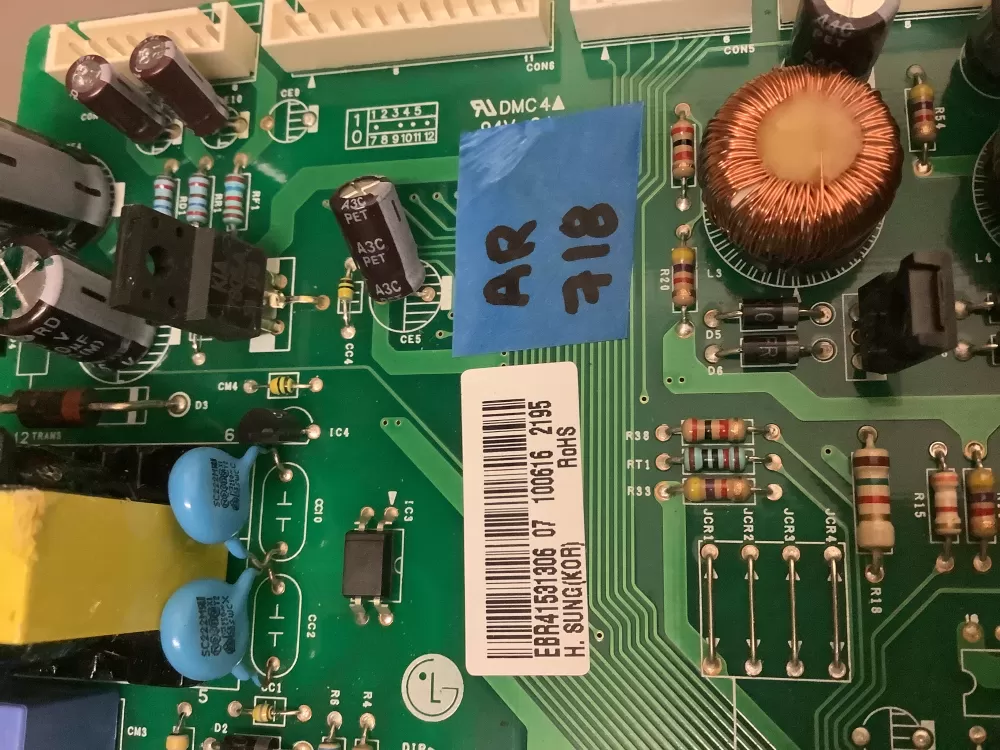 Kenmore LG EBR41531306 Refrigerator Main Contorl Board AZ201971 | AR718
