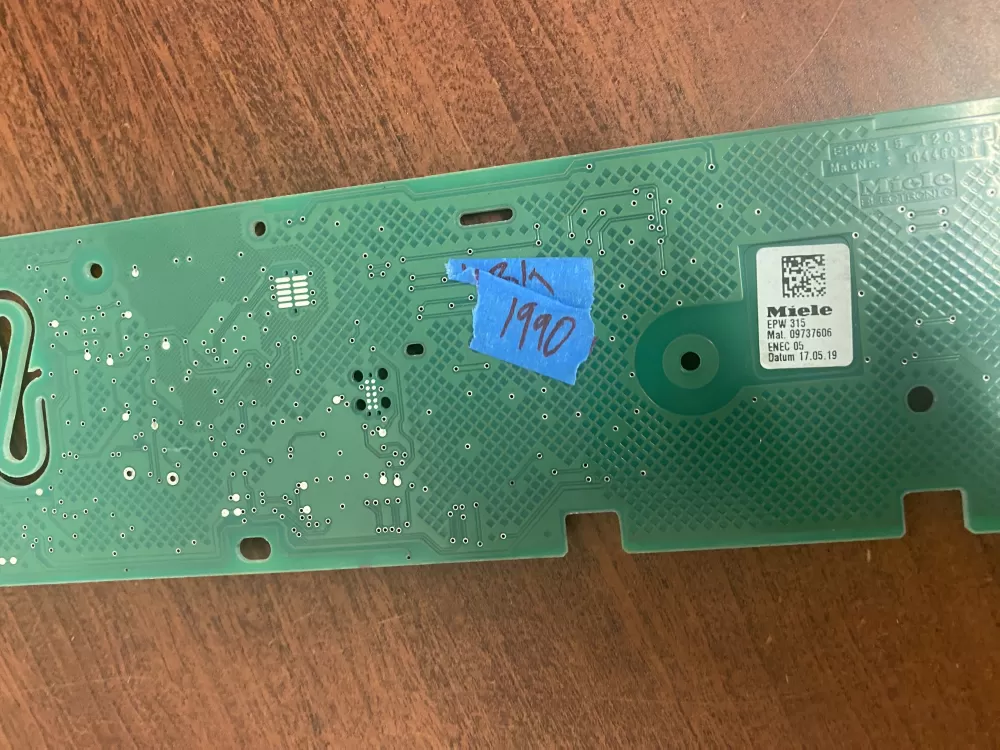 Miele 09737606 EPW315 Dryer Control Board AZ55565 | BK1990
