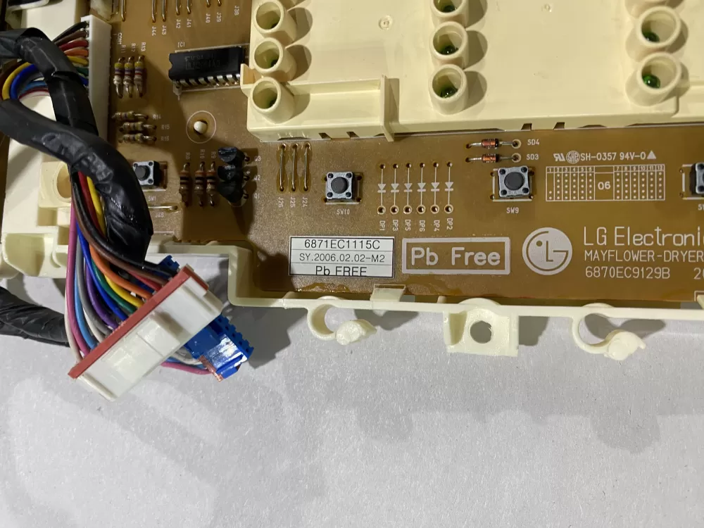 LG 6870EC9129B 6871EC1115C Dryer Control Board AZ152563 | BKV790