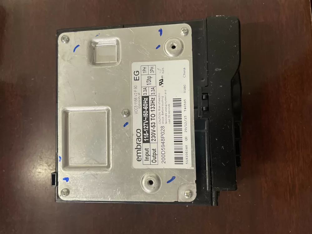 GE 200D5948P028 Refrigerator Control Board Inverter AZ54639 | KM1995