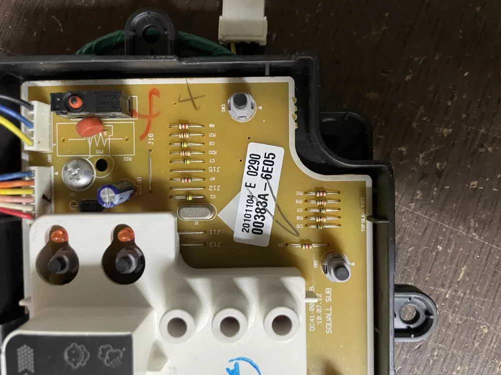 Samsung DC92-00383E DC92-00383A Washer UI Control Board AZ43716 | Wm1493