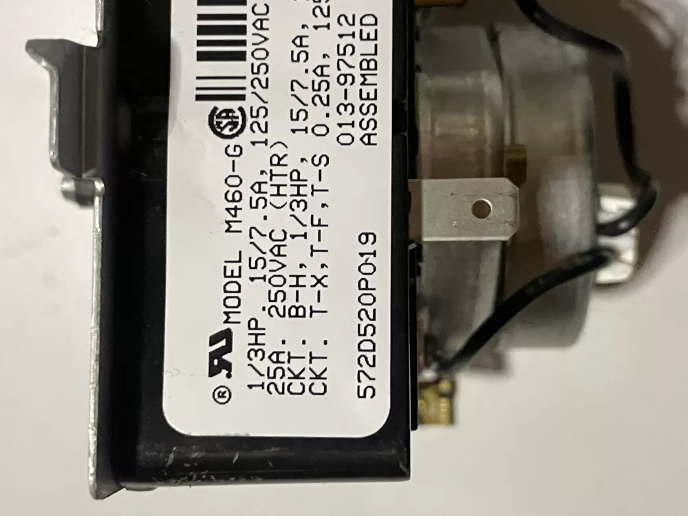 GE 572D520P019 WE4M189 Dryer Timer AZ30743 | WM200