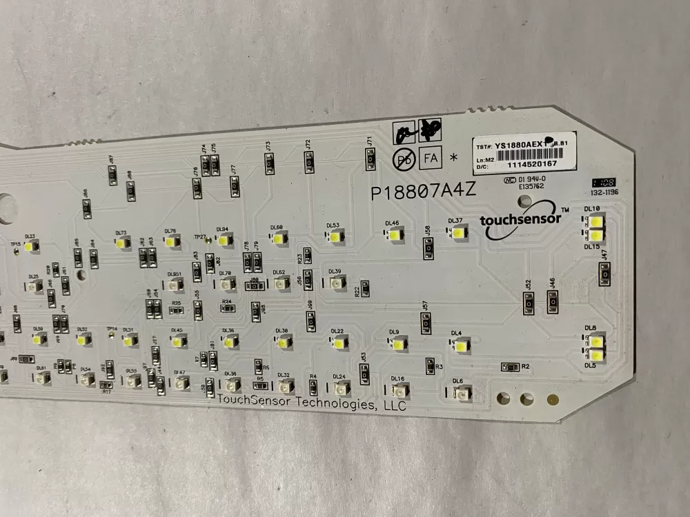 TouchSensor Printed Circuit Board P18807A4Z AZ186341 | BK2726