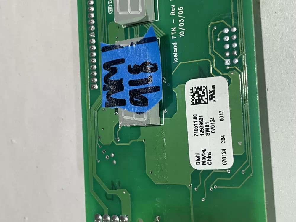 Maytag 12939601 67006294 5  Control Board AZ152308 | Wm918