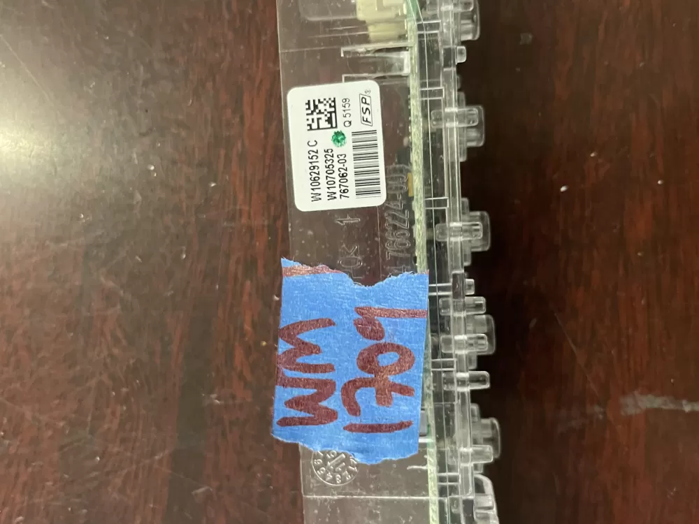 Whirlpool W10917737 W10629152 Dishwasher UI Control Board AZ40666 | Wm1709