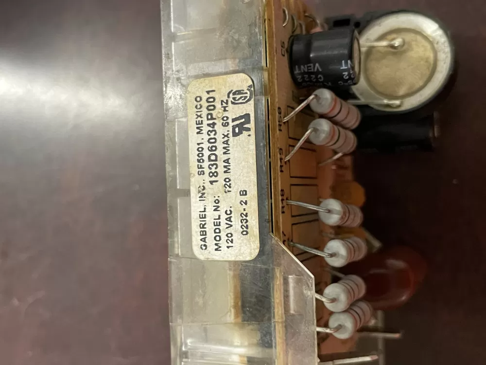 GE 183D6034P001 SF5001 Range Control Board AZ54290 | Wm1958