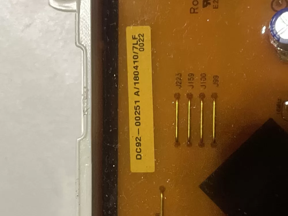 GE Samsung DC92-00251A Dryer Control Board AZ30771 | WM200