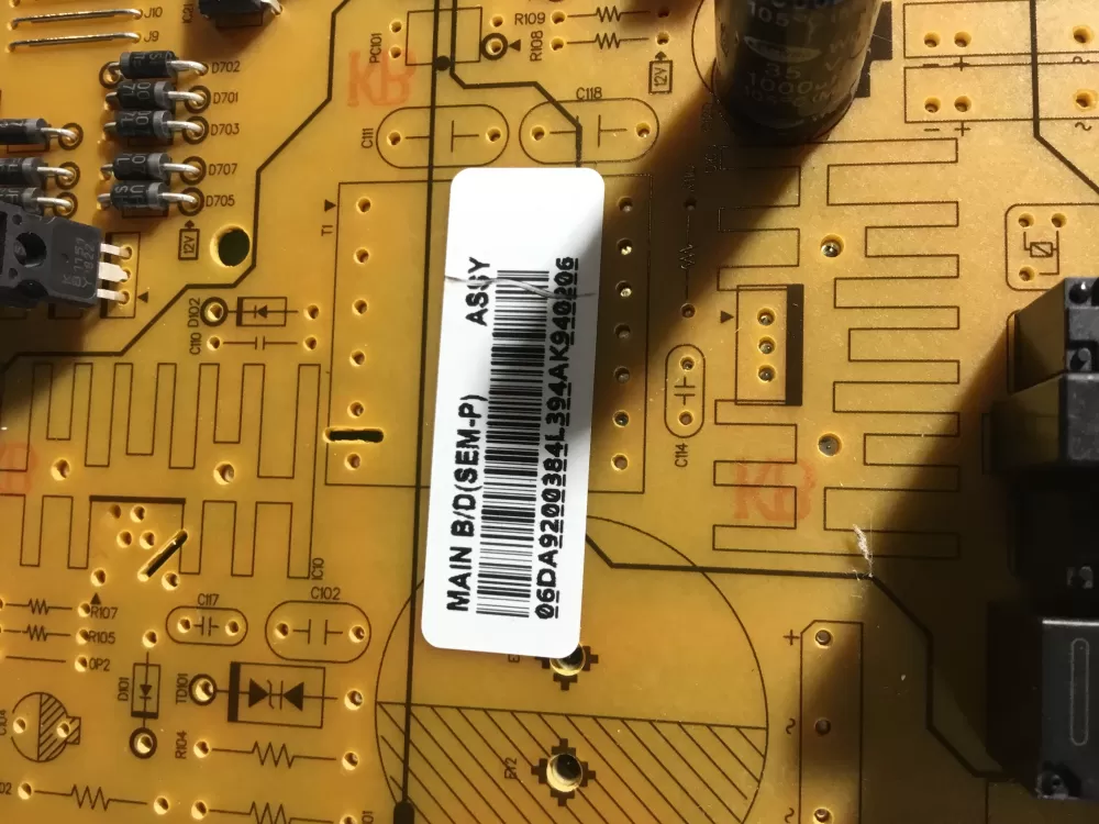 Samsung DA92 00384L DA9200384L Refrigerator Control Board AZ42610 | NR1743