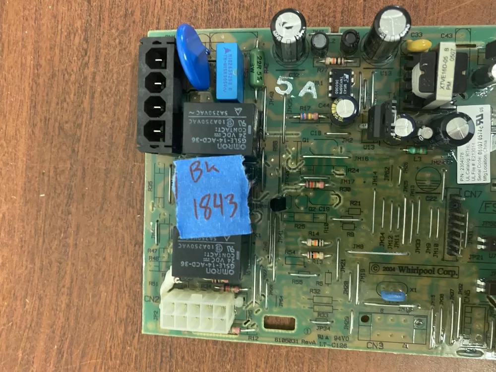 Whirlpool Kenmore WPW10135091 Refrigerator Control Board AZ51348 | BK1843